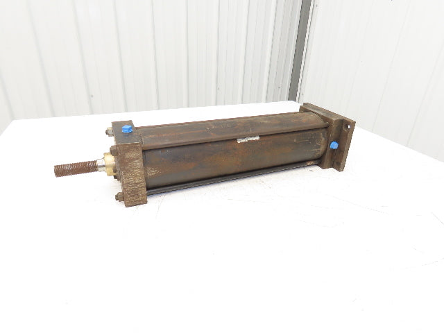 Schrader Bellows Parker PA-2 Air Cylinder 5" Bore 17" Stroke 250psi Flange Mount