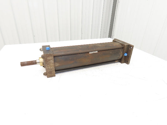 Schrader Bellows Parker PA-2 Air Cylinder 5" Bore 17" Stroke 250psi Flange Mount