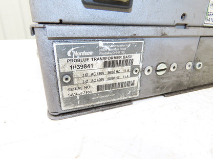 Nordson ProBlue 10 Hot Melt Glue Machine 480VAC 3Ph w/1039841 Transformer Base