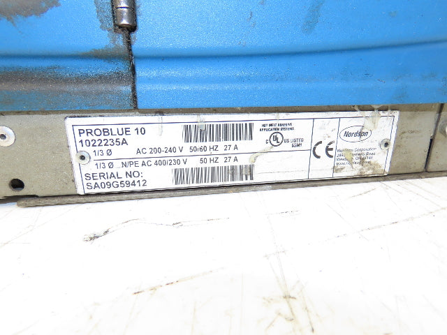 Nordson 1022235A ProBlue 10 Hot Melt Glue Machine 200-240VAC 1/3Ph