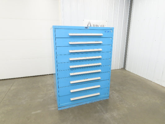 Nu-Era Modular Tool Storage Cabinet 9 Drawer 45x28x61" Stanley Vidmar Lista