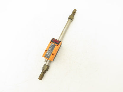 IFM SD6101 Gas Flow Rate Meter Sensor Counter 1/2"NPT Pipe 71.8 scfm