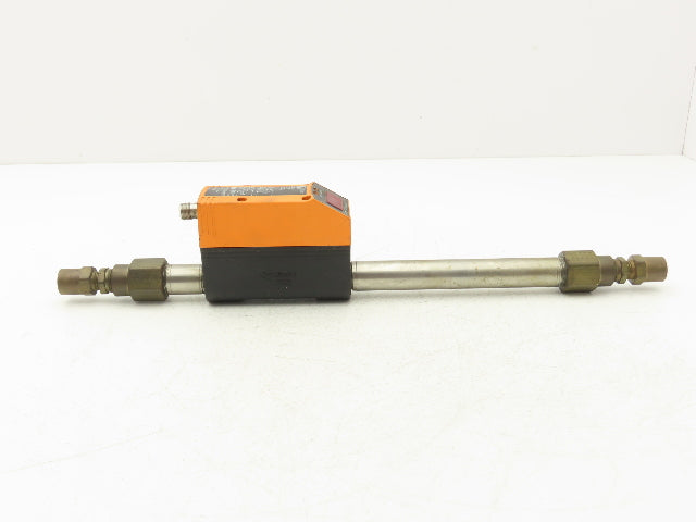 IFM SD6101 Gas Flow Rate Meter Sensor Counter 1/2"NPT Pipe 71.8 scfm
