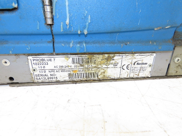 Nordson ProBlue 7 Hot Melt Glue Machine 200-240VAC 1/3Ph