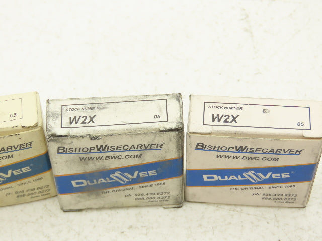 Bishop Wisecarver W2X Linear Rail Wheel 1.210" OD 0.438" W 0.3750" ID Lot of 5