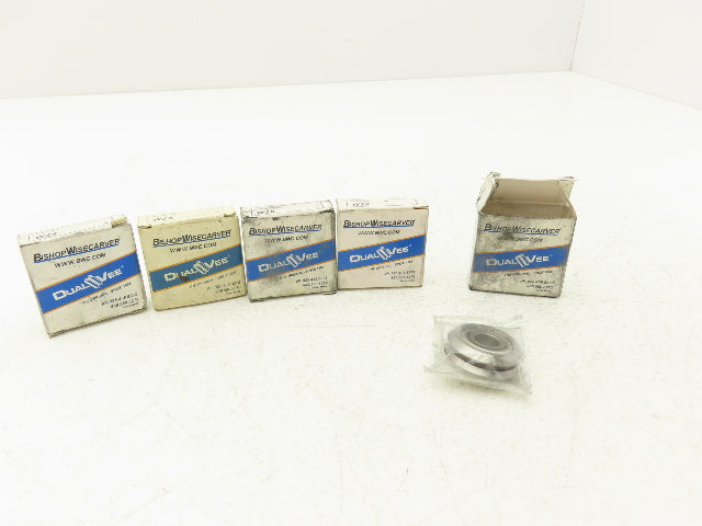 Bishop Wisecarver W2X Linear Rail Wheel 1.210" OD 0.438" W 0.3750" ID Lot of 5