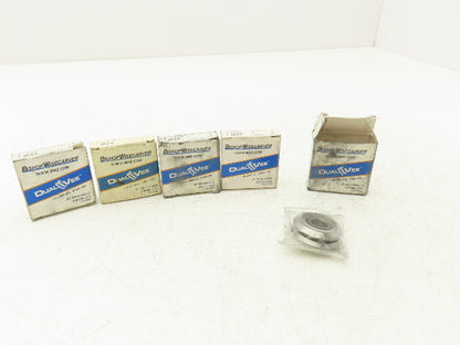 Bishop Wisecarver W2X Linear Rail Wheel 1.210" OD 0.438" W 0.3750" ID Lot of 5