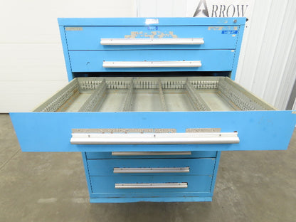 Nu-Era Tool Storage Cabinet Modular 8 Drawer 45x28x61" Lista Stanley Vidmar