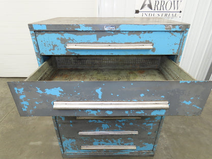Nu-Era Modular Tool Storage Cabinet 6 Drawer 45x28x61" Stanley Vidmar Bad Shape