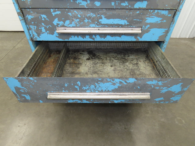 Nu-Era Modular Tool Storage Cabinet 6 Drawer 45x28x61" Stanley Vidmar Bad Shape