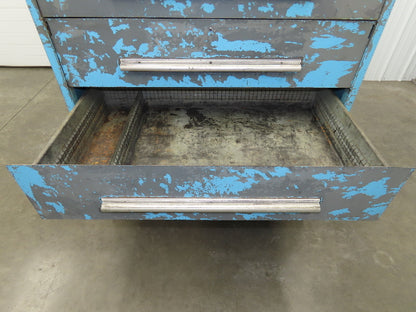 Nu-Era Modular Tool Storage Cabinet 6 Drawer 45x28x61" Stanley Vidmar Bad Shape