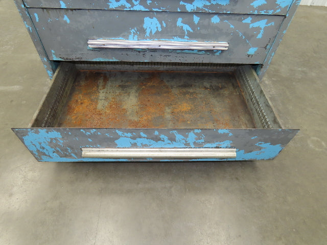 Nu-Era Modular Tool Storage Cabinet 6 Drawer 45x28x61" Stanley Vidmar Bad Shape