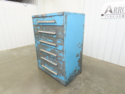 Nu-Era Modular Tool Storage Cabinet 6 Drawer 45x28x61" Stanley Vidmar Bad Shape