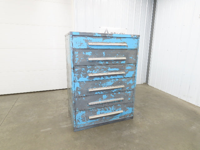 Nu-Era Modular Tool Storage Cabinet 6 Drawer 45x28x61" Stanley Vidmar Bad Shape