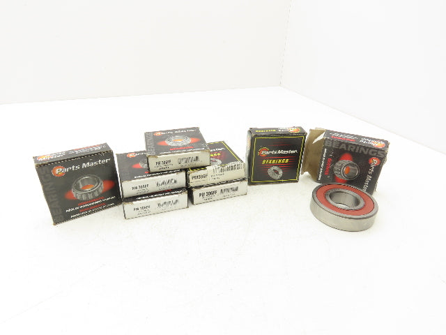 Parts Master PM306FF Ball Bearing Single Row 30mm ID x 72mm OD x 19mm W Lot of 8