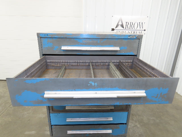 Nu-Era Modular Tool Storage Cabinet 7 Drawer 45x28x61" Stanley Vidmar Bad Shape