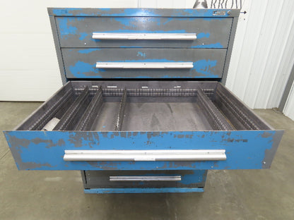 Nu-Era Modular Tool Storage Cabinet 7 Drawer 45x28x61" Stanley Vidmar Bad Shape