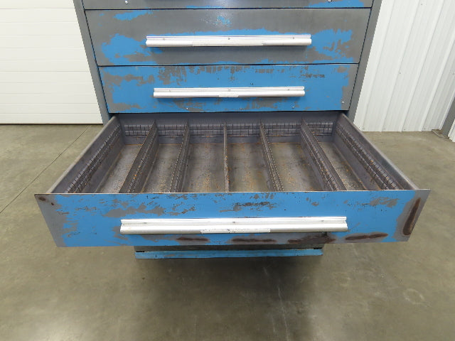 Nu-Era Modular Tool Storage Cabinet 7 Drawer 45x28x61" Stanley Vidmar Bad Shape