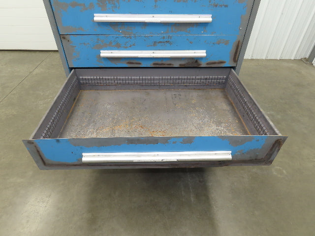 Nu-Era Modular Tool Storage Cabinet 7 Drawer 45x28x61" Stanley Vidmar Bad Shape