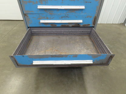 Nu-Era Modular Tool Storage Cabinet 7 Drawer 45x28x61" Stanley Vidmar Bad Shape