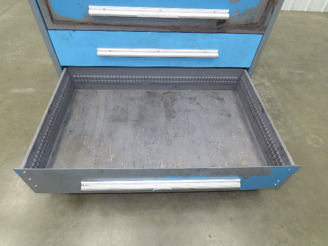 Nu-Era Modular Tool Storage Cabinet 7 Drawer 45x28x61" Stanley Vidmar Bad Shape