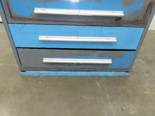 Nu-Era Modular Tool Storage Cabinet 7 Drawer 45x28x61" Stanley Vidmar Bad Shape