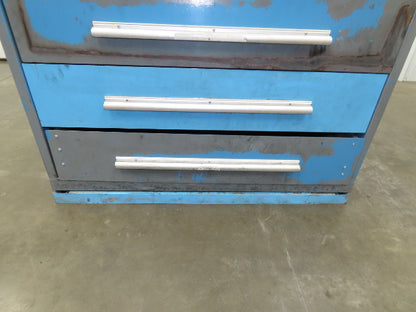 Nu-Era Modular Tool Storage Cabinet 7 Drawer 45x28x61" Stanley Vidmar Bad Shape