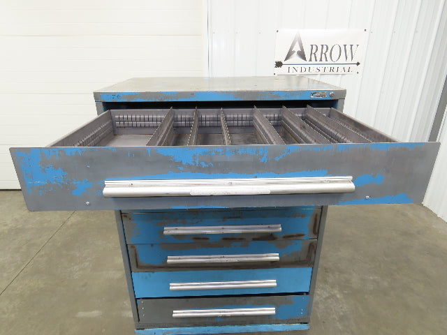 Nu-Era Modular Tool Storage Cabinet 7 Drawer 45x28x61" Stanley Vidmar Bad Shape