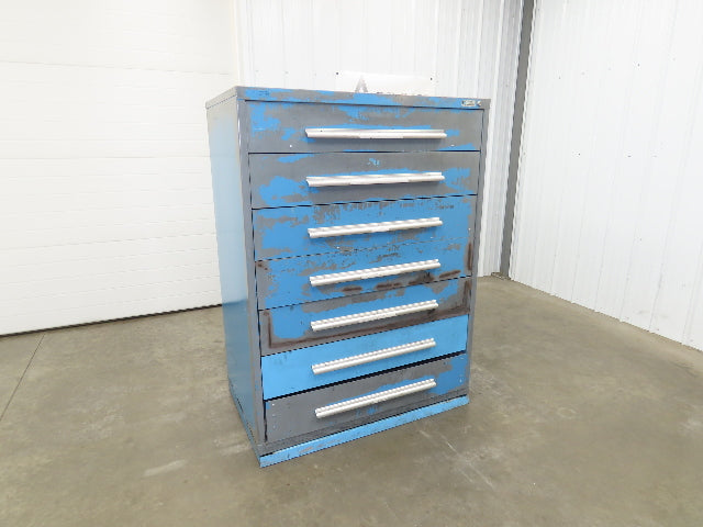 Nu-Era Modular Tool Storage Cabinet 7 Drawer 45x28x61" Stanley Vidmar Bad Shape