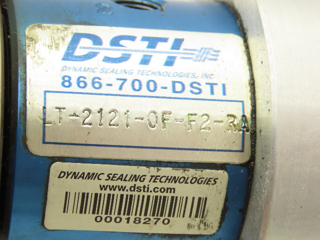DSTI Dynamic Sealing LT-2121-OF-F2-RA Rotary Union 2-Passage 1/8" NPT 500 RPM