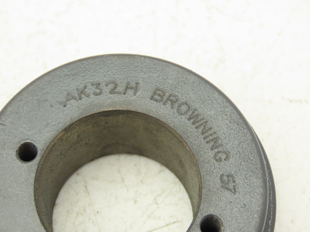 Browning AK32H V-Belt Pulley 4L/A Belt Section Single Groove 3.25" OD Lot of 2