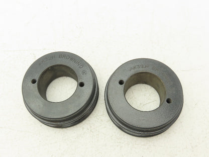 Browning AK32H V-Belt Pulley 4L/A Belt Section Single Groove 3.25" OD Lot of 2