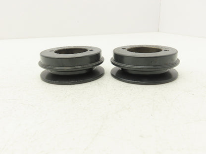 Browning AK32H V-Belt Pulley 4L/A Belt Section Single Groove 3.25" OD Lot of 2