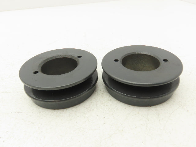Browning AK32H V-Belt Pulley 4L/A Belt Section Single Groove 3.25" OD Lot of 2