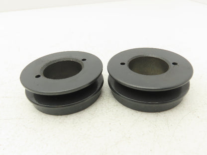 Browning AK32H V-Belt Pulley 4L/A Belt Section Single Groove 3.25" OD Lot of 2