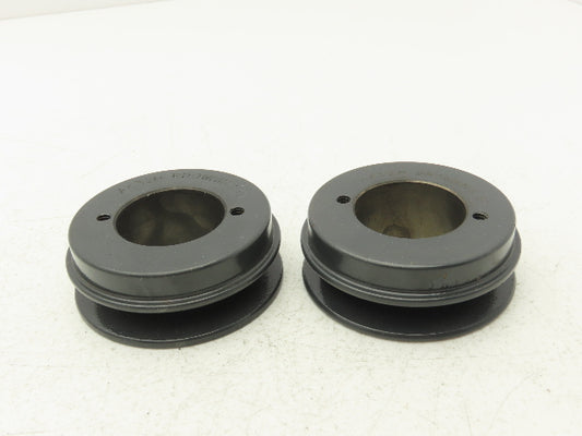 Browning AK32H V-Belt Pulley 4L/A Belt Section Single Groove 3.25" OD Lot of 2