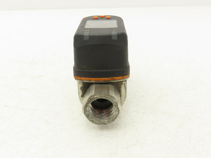 IFM SV5610 Vortex Flowmeter with Digital Display 1/2"FNPT 18-30VDC 32-634GPH