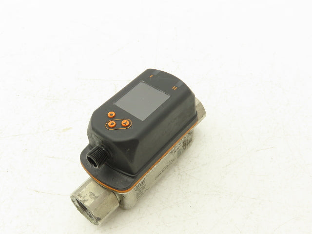 IFM SV5610 Vortex Flowmeter with Digital Display 1/2"FNPT 18-30VDC 32-634GPH