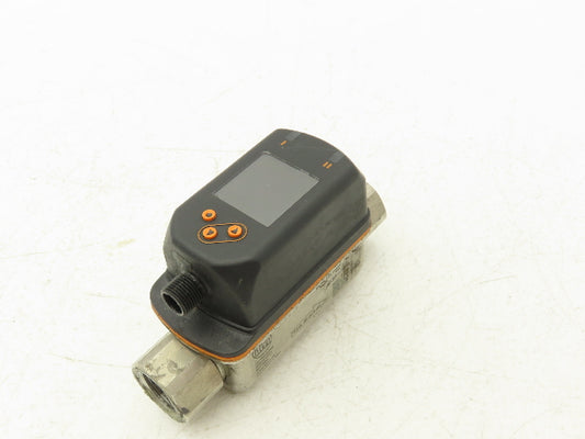 IFM SV5610 Vortex Flowmeter with Digital Display 1/2"FNPT 18-30VDC 32-634GPH