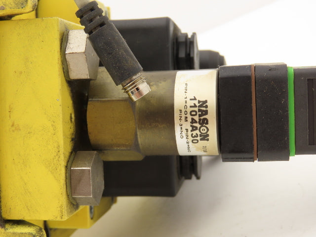 Ross DM2CNA42A21 Pneumatic Double Valve 1/2" NPT Base 24/48VDC Solenoid