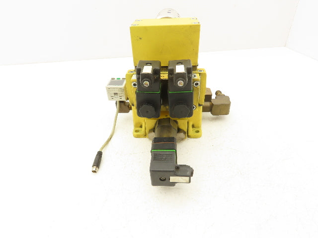 Ross DM2CNA42A21 Pneumatic Double Valve 1/2" NPT Base 24/48VDC Solenoid