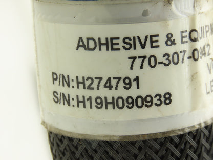 Nordson H274791 Hot Melt Glue Dispenser Hose 5/16" 4' Length 230V