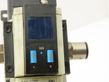 Festo MS6N-SV-1/2-E-10V24-SO-AD1-MP3-WPB Soft Start Quick Exhaust Valve 145psi
