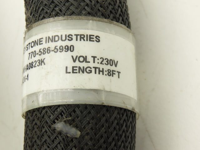 Keystone KNHA0823K Hot Melt Adhesive Glue Dispenser Hose 5/16" 8' Length 230V