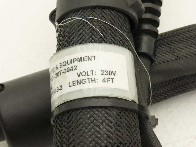 Nordson H274791 Hot Melt Glue Dispenser Hose 5/16" 4' Length 230V