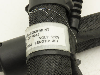 Nordson H274791 Hot Melt Glue Dispenser Hose 5/16" 4' Length 230V