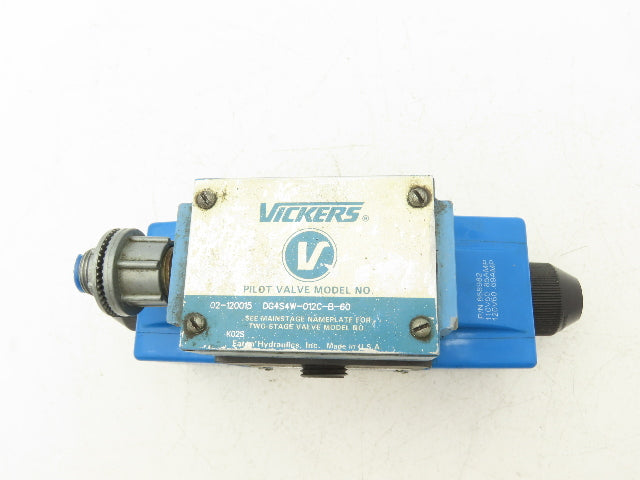 Vickers DG4S4W-012C-B-60 Hydraulic Directional Control Solenoid Valve 120V D05
