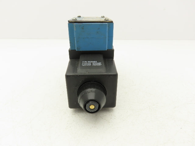 Vickers DG4S4W-012C-B-60 Hydraulic Directional Control Solenoid Valve 120V Black