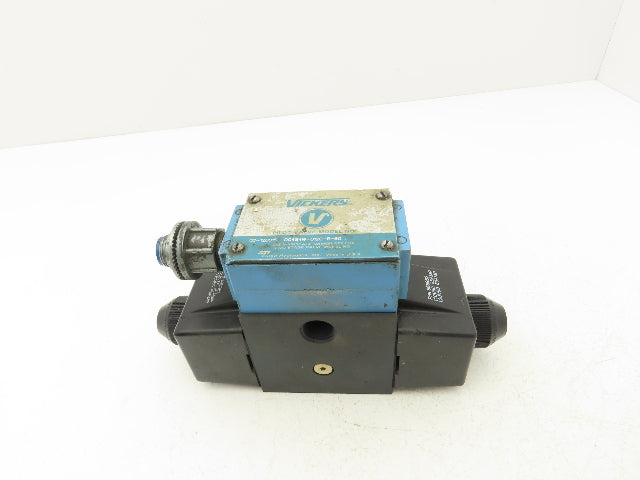 Vickers DG4S4W-012C-B-60 Hydraulic Directional Control Solenoid Valve 120V Black
