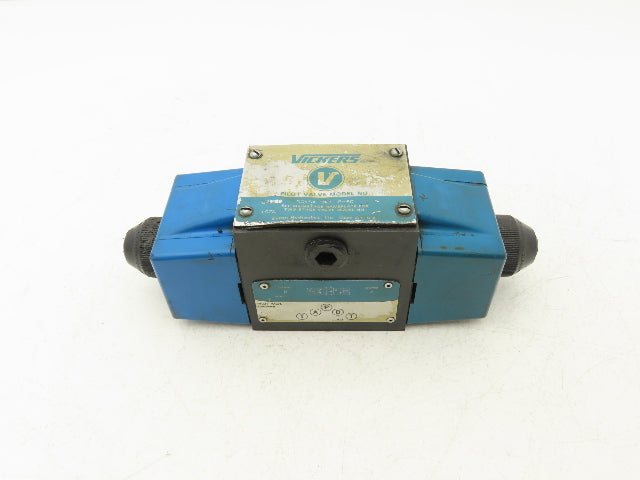 Vickers DG4S4-016C-B-60 Hydraulic Directional Control Solenoid Valve 120V